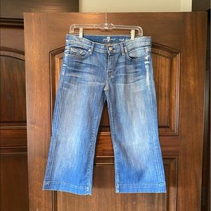 7 for all Mankind cropped Dojo Jean.